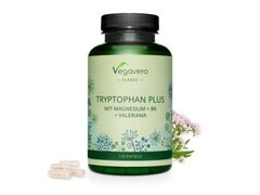 Vegavero L-Tryptophan Plus Magneziu + B6 + Valeriana 120 Capsule